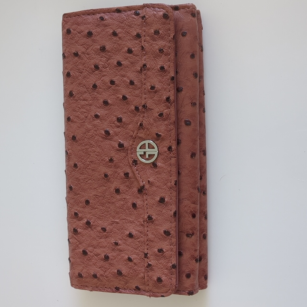 Giani Bernini Ostrich Leather Wallet